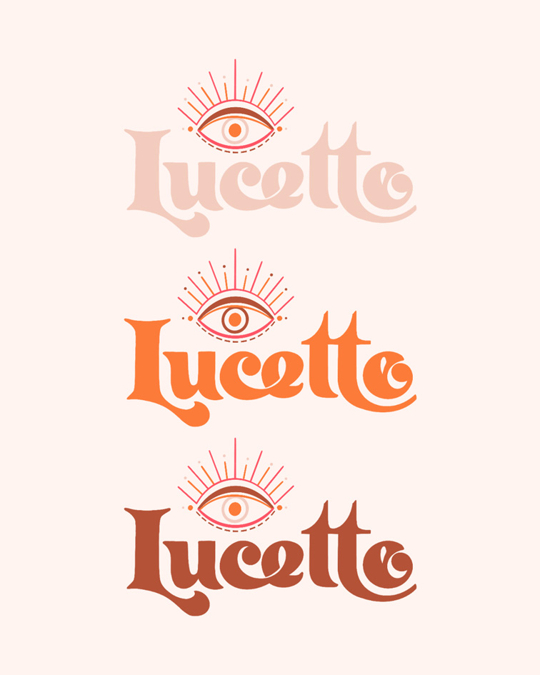 déclinaisons logo Lucette
